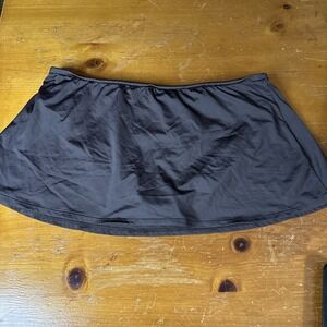 Catalina Swim Skirt Brown Swimsuit Bottom Women's Size L/G 12-14